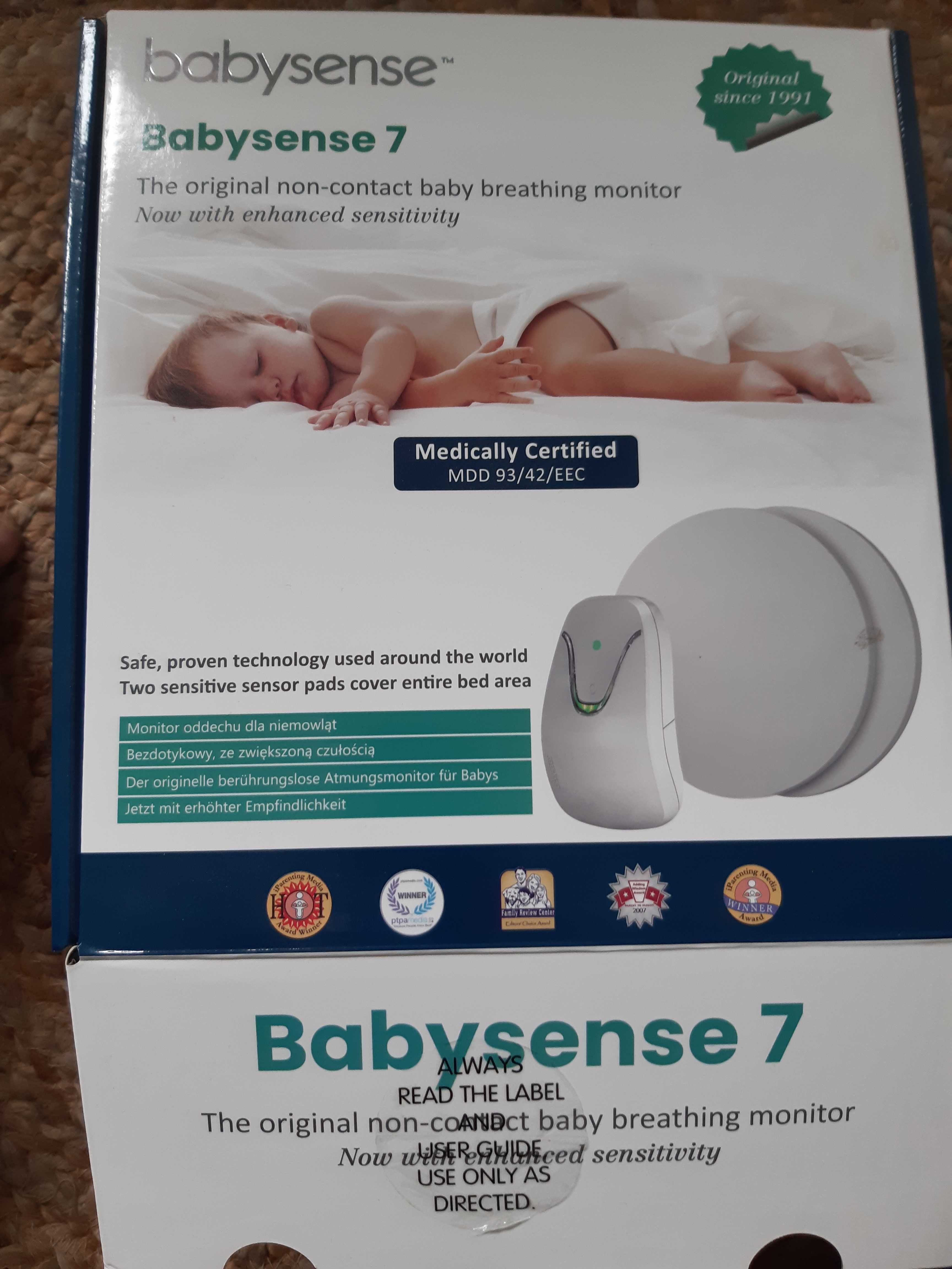 Babysense 7 monitor oddechu. Po 1 dziecku. Dowóz Wrocław.