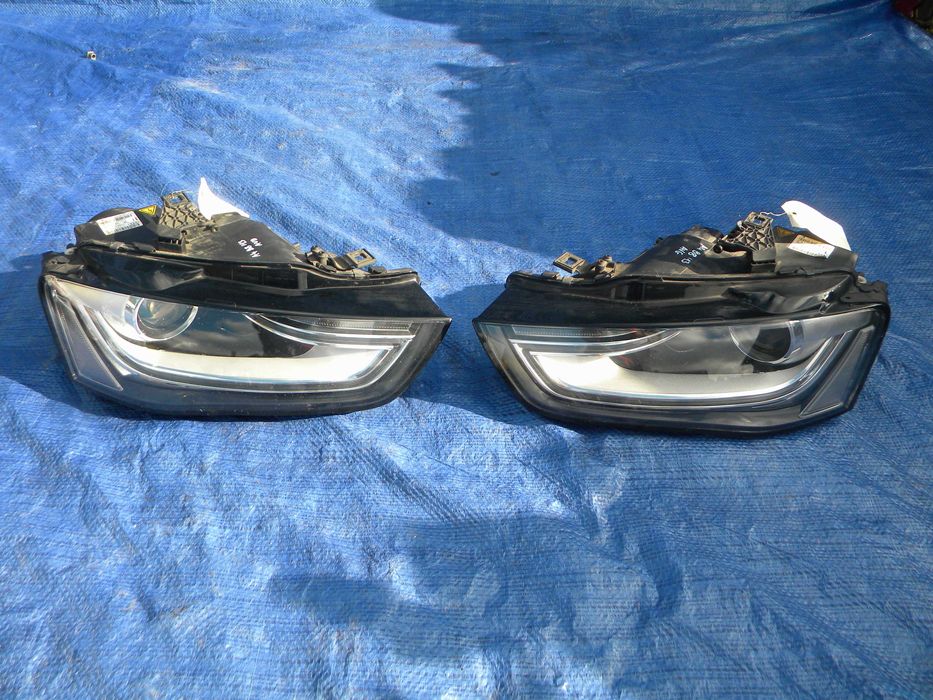 AUDI A4 B8 Lift 2013 Reflektor BI-XENON Lampa Przód Oryginał Komplet