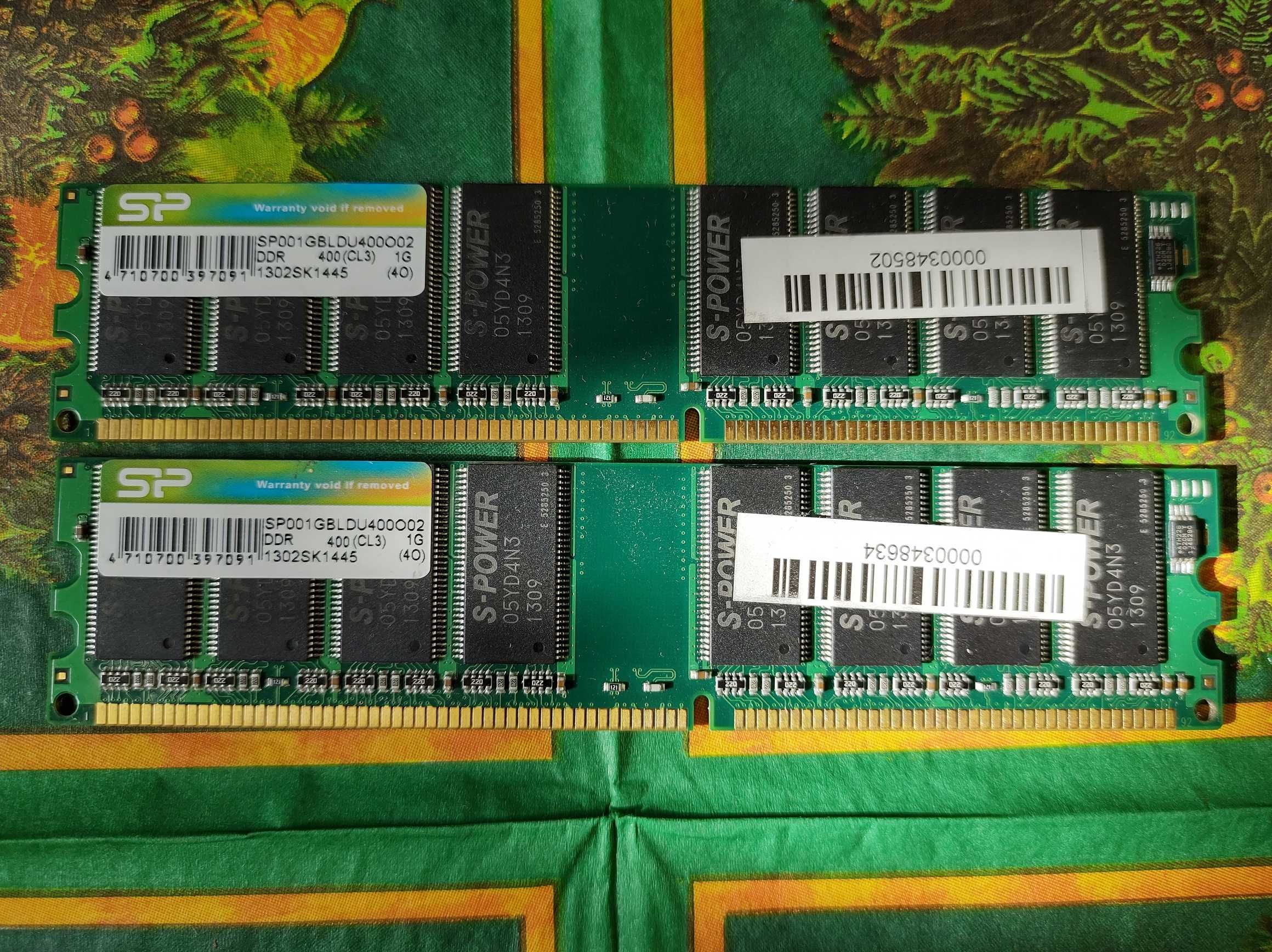 Модули памяти Silicon Power SDRAM DDR400 2x1gb