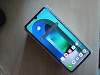 Smartfon LG Velvet 5G 6/128 pajączekna szybce u dołu ekran P-OLED 6,8'