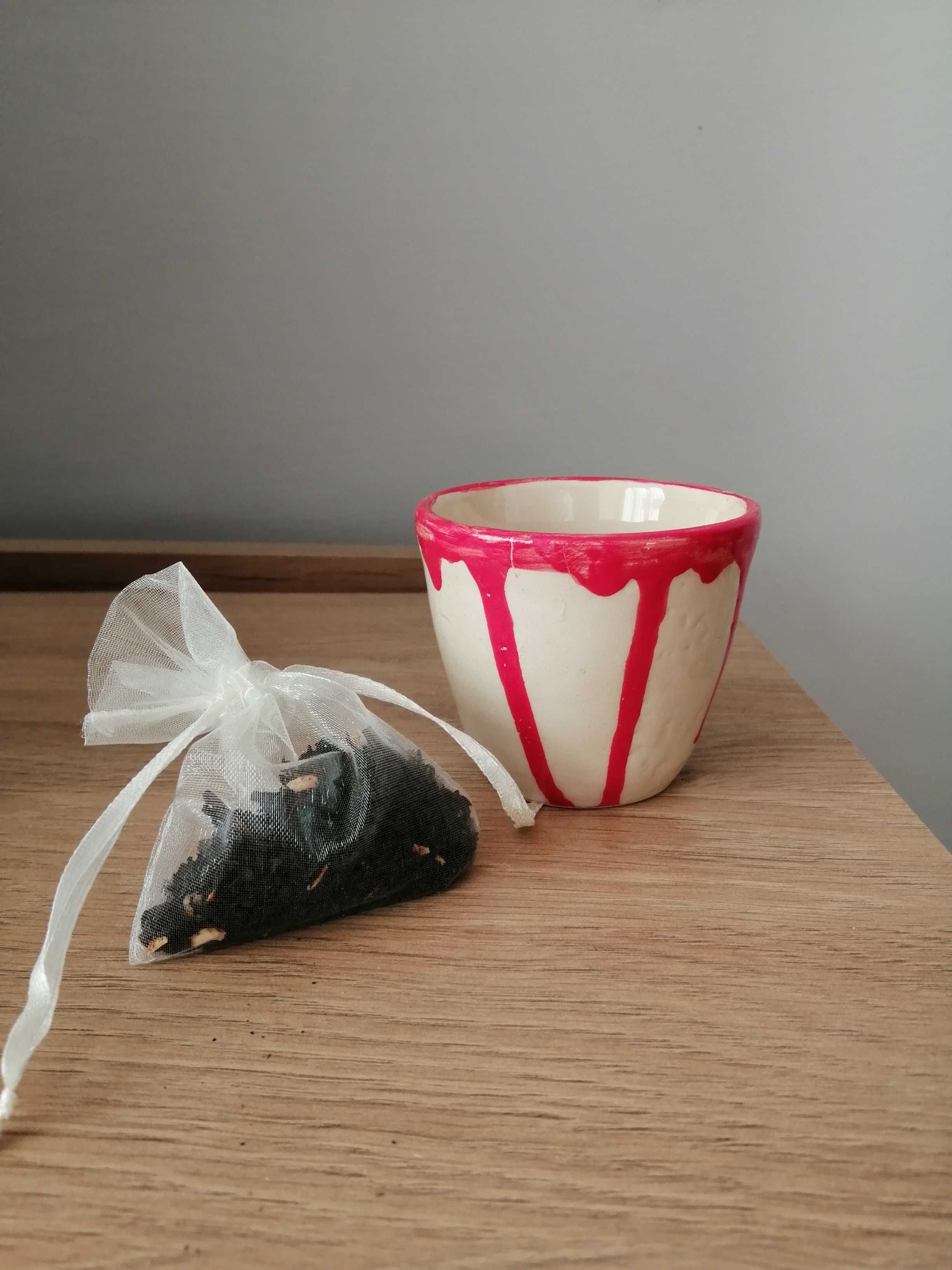 1. Nowy! Zestaw herbata + filiżanka porcelanowa