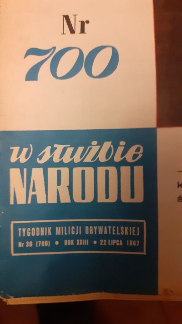 Gazeta - W Służbie Narodu - Nr 700 - 22 lipiec 1967