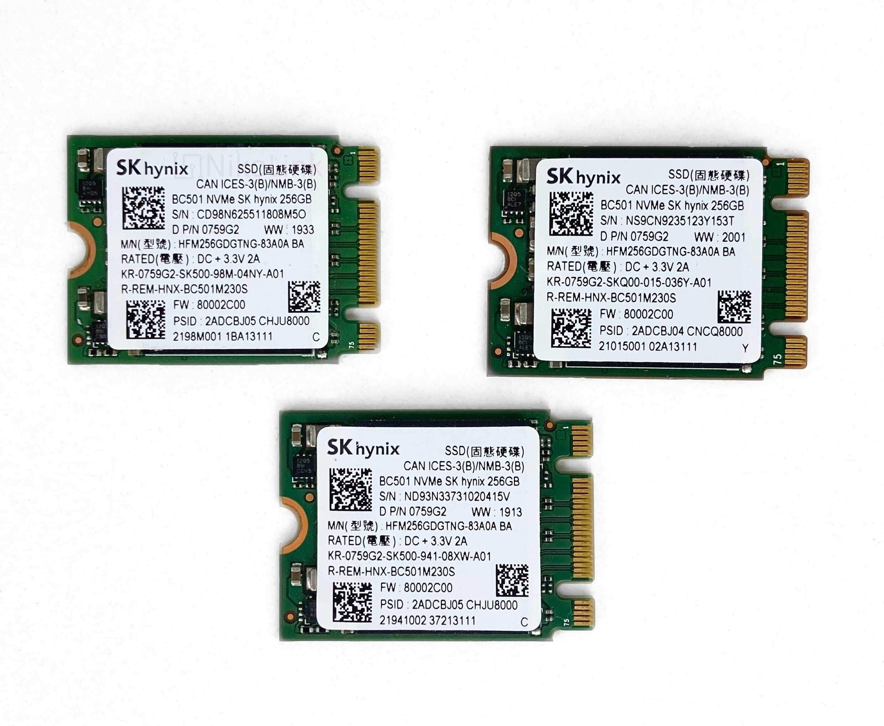 SSD Диск SK Hynix BC501 256GB M.2 2230 NVMe | Підійде на SteamDeck