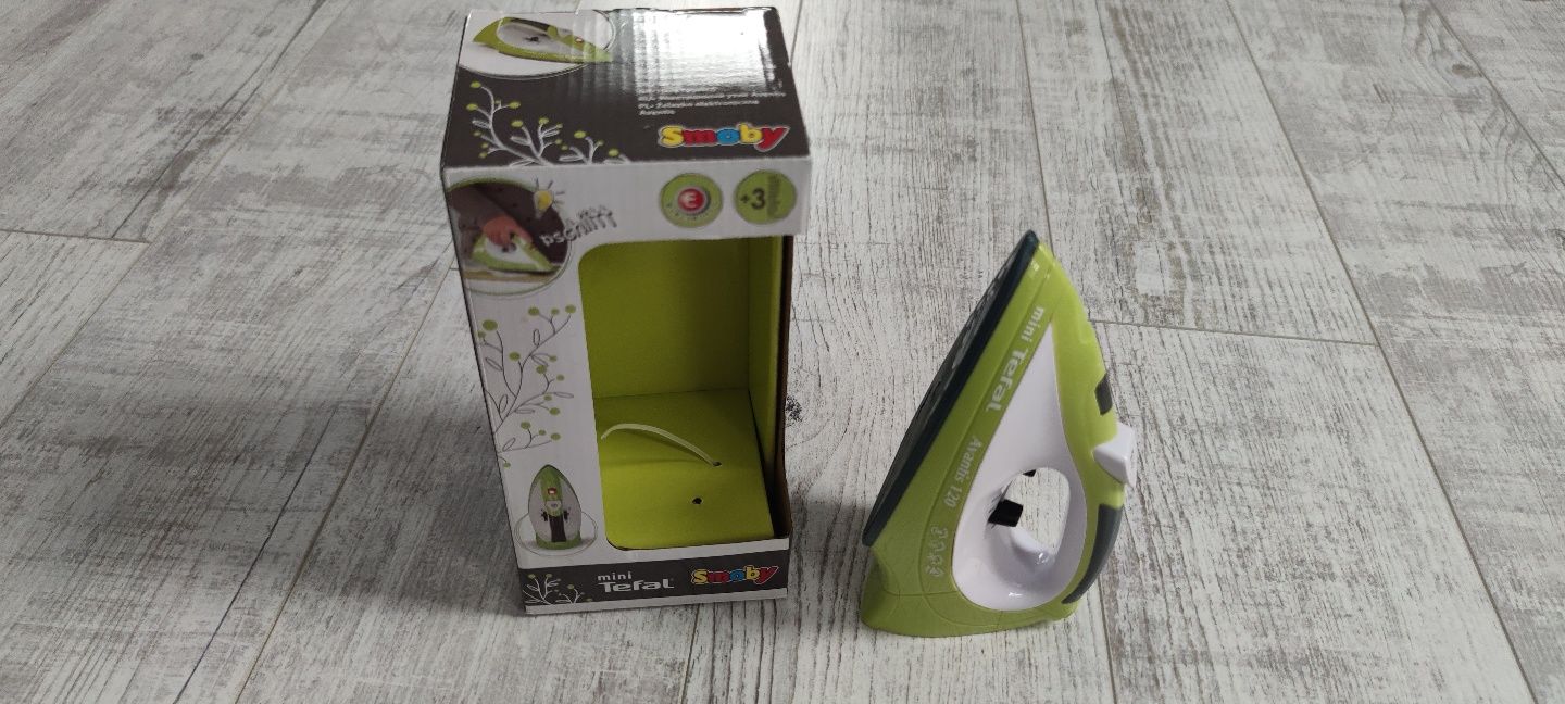 Mini Tefal Smoby żelazko zabawka dźwięki świeci