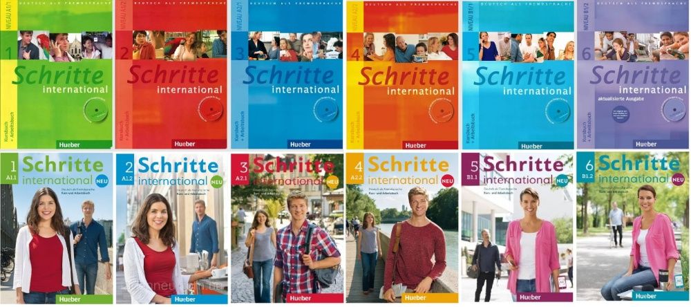 Schritte International Kursbuch + Arbeitsbuch 1,2,3,4,5,6