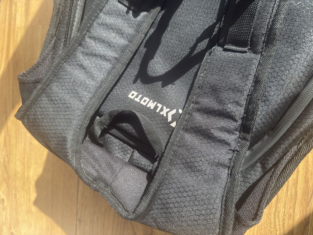 Mochila XL Moto preto e cinza