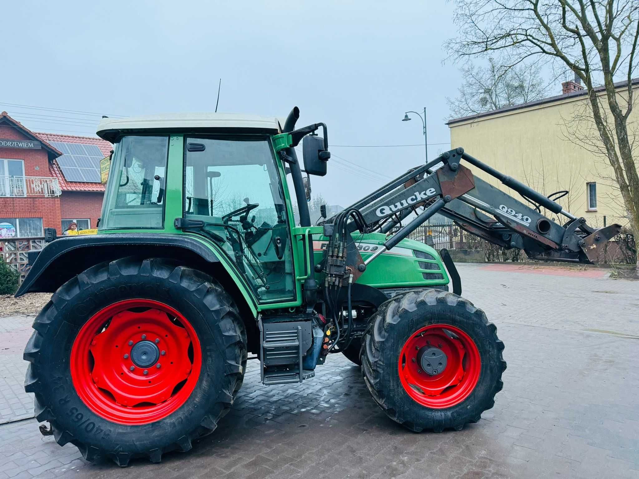 Fendt 309 C, 2002r, 100 KM, ładowacz czołowy Quicke Q940 ZWINNY!