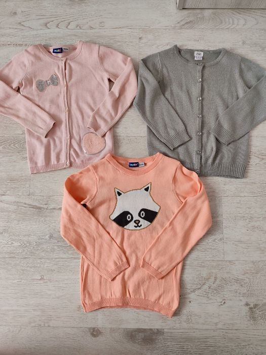 Sweterek rozmiar 110/116 3 sztuki