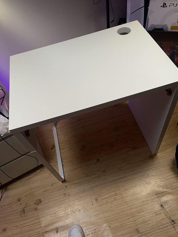 Mesa micke desk,white de 73x50cm