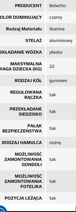 Wózek dla dziecka