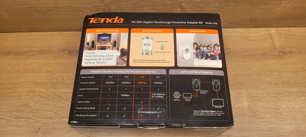 Adapter Home Plug Tenda PH 6