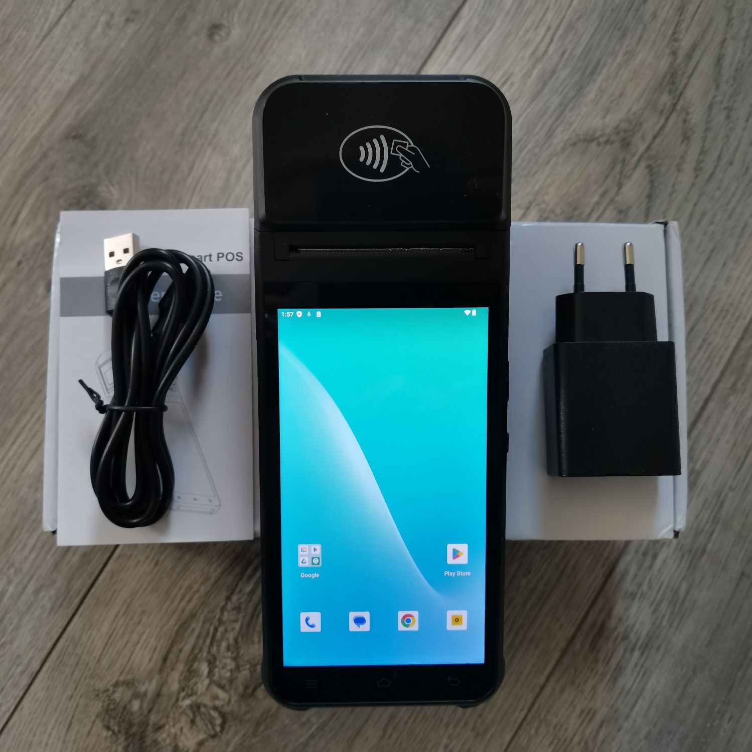 NFC платіжний термінал ПРРО банківський Android +принтер чеків +сканер
