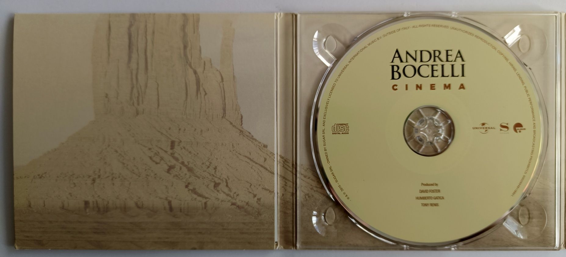 Andrea Bocelli Cinema DeLuxe Edition 2015r