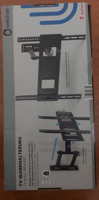 Uchwyt ścienny do telewizora od 32 do 65 cali (82-165 cm) max. 35 kg