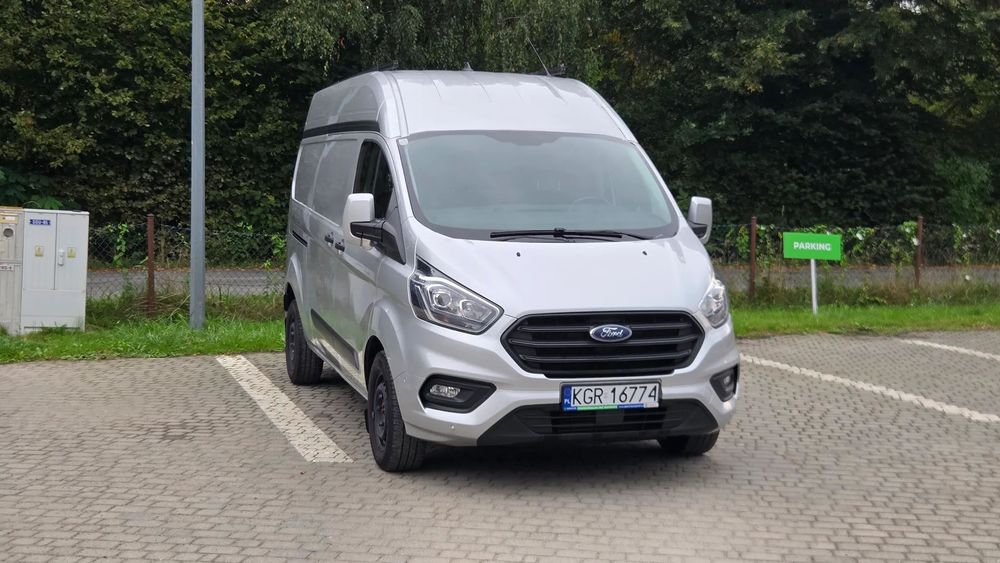 Ford Transit Custom  L2 H2 Maxi FV 23% niski przebieg uszkodzony lewy bok