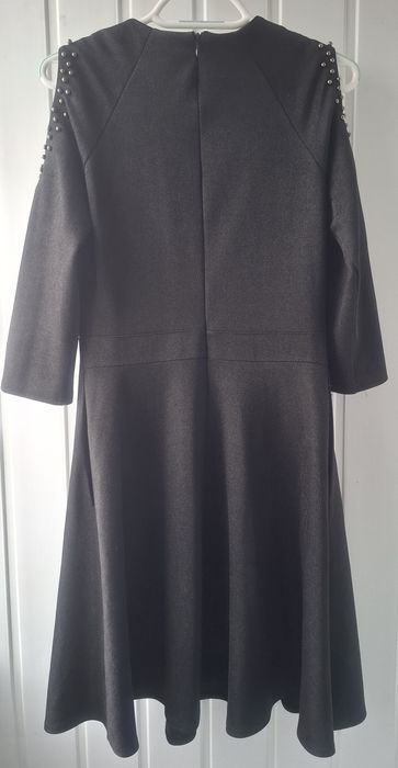 Черное женское, нарядное платье.