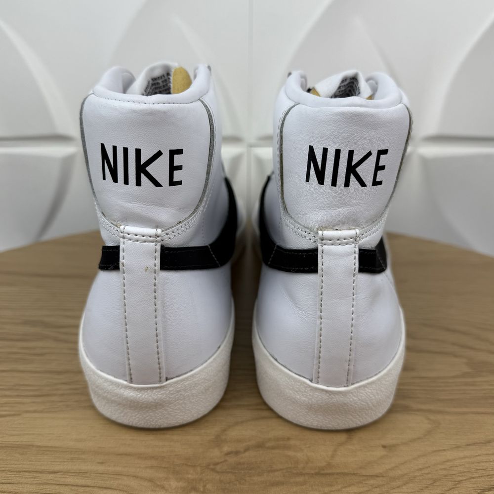 Чоловічі оригінальні шкіряні кеди Nike blazer mid 77