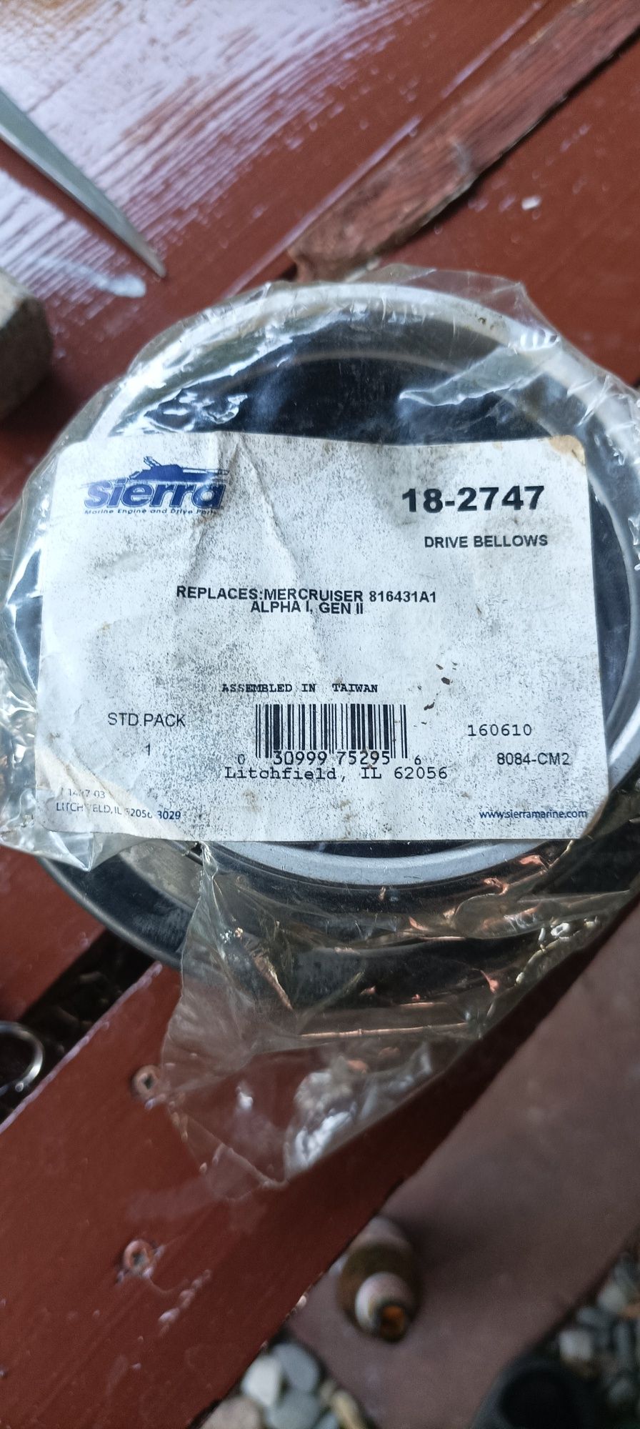 Guma osłona kardanów Mercruiser Alpha I Gen II