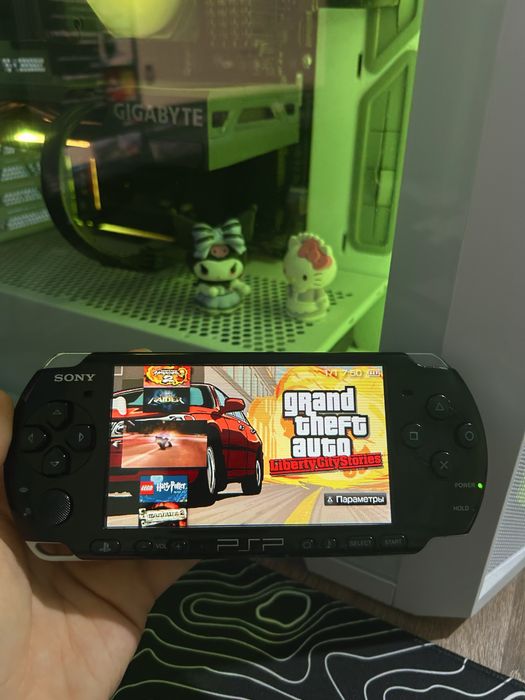 psp 3000 slim + игры