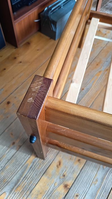 Łóżko drewniane do materaca 90x200cm