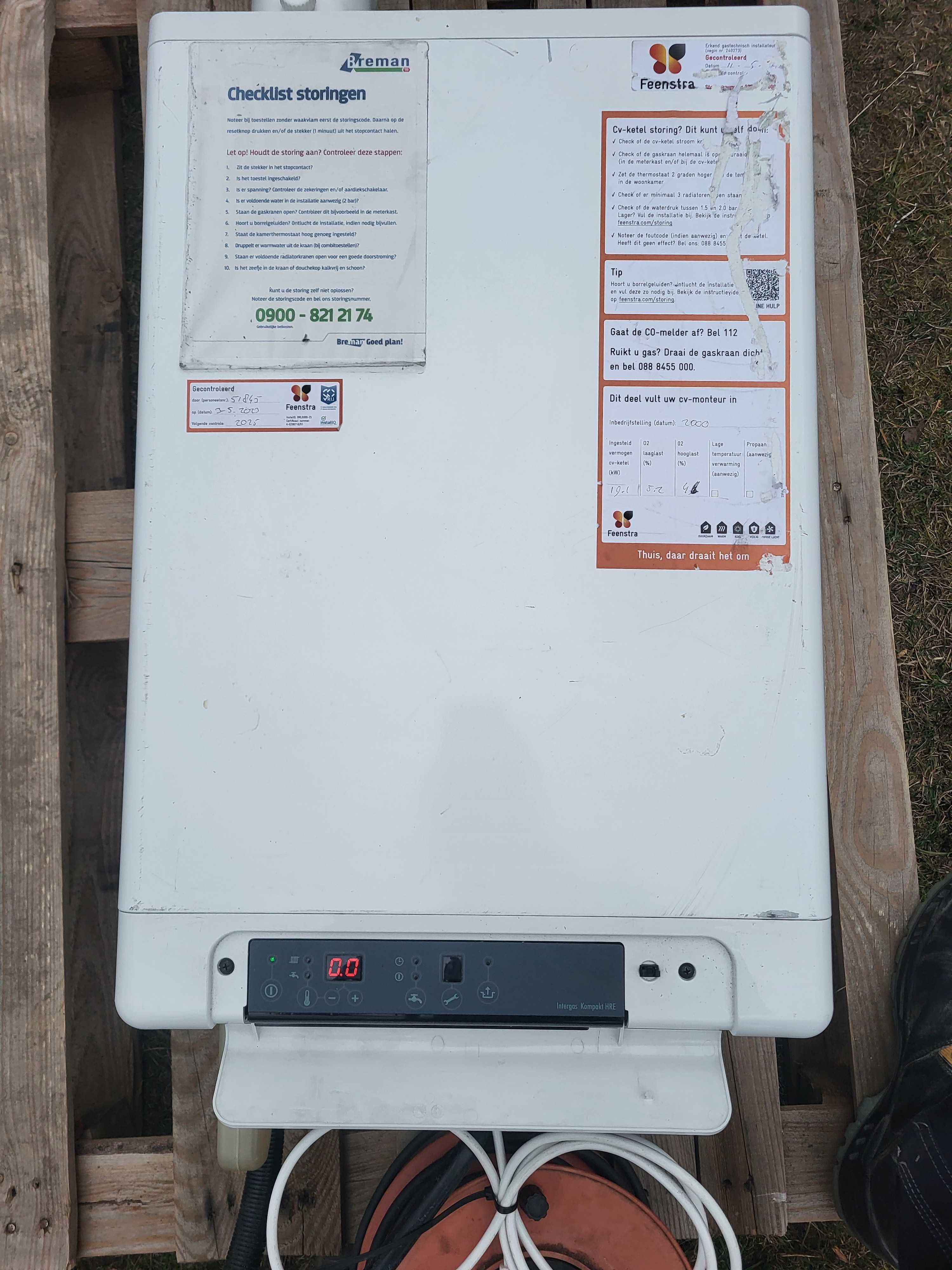 Piec Gazowy InterGaz Kombi HRE 28/24 A (Używany)