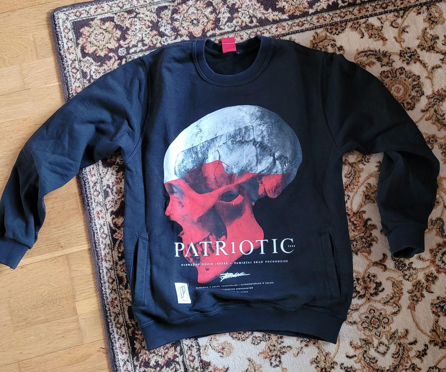 Bluza patriotic skull step records dixon37 czarna patriotyczna