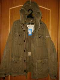 Куртка ветровка Abercrombie&Fitch, олива, разм. L, наш 52. ПОГ-58 см