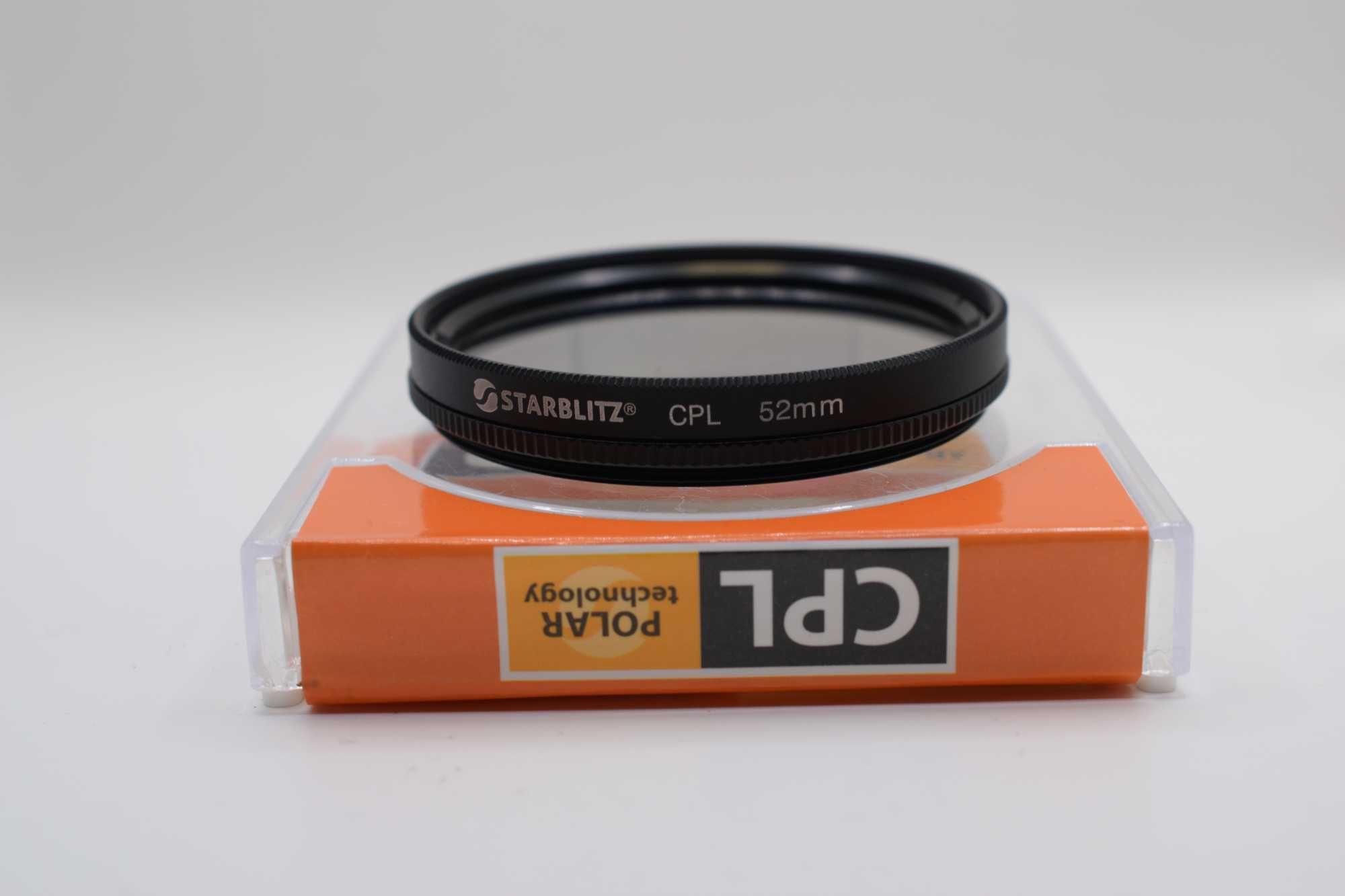 Conjunto de 2 filtros UV +CPL 52mm