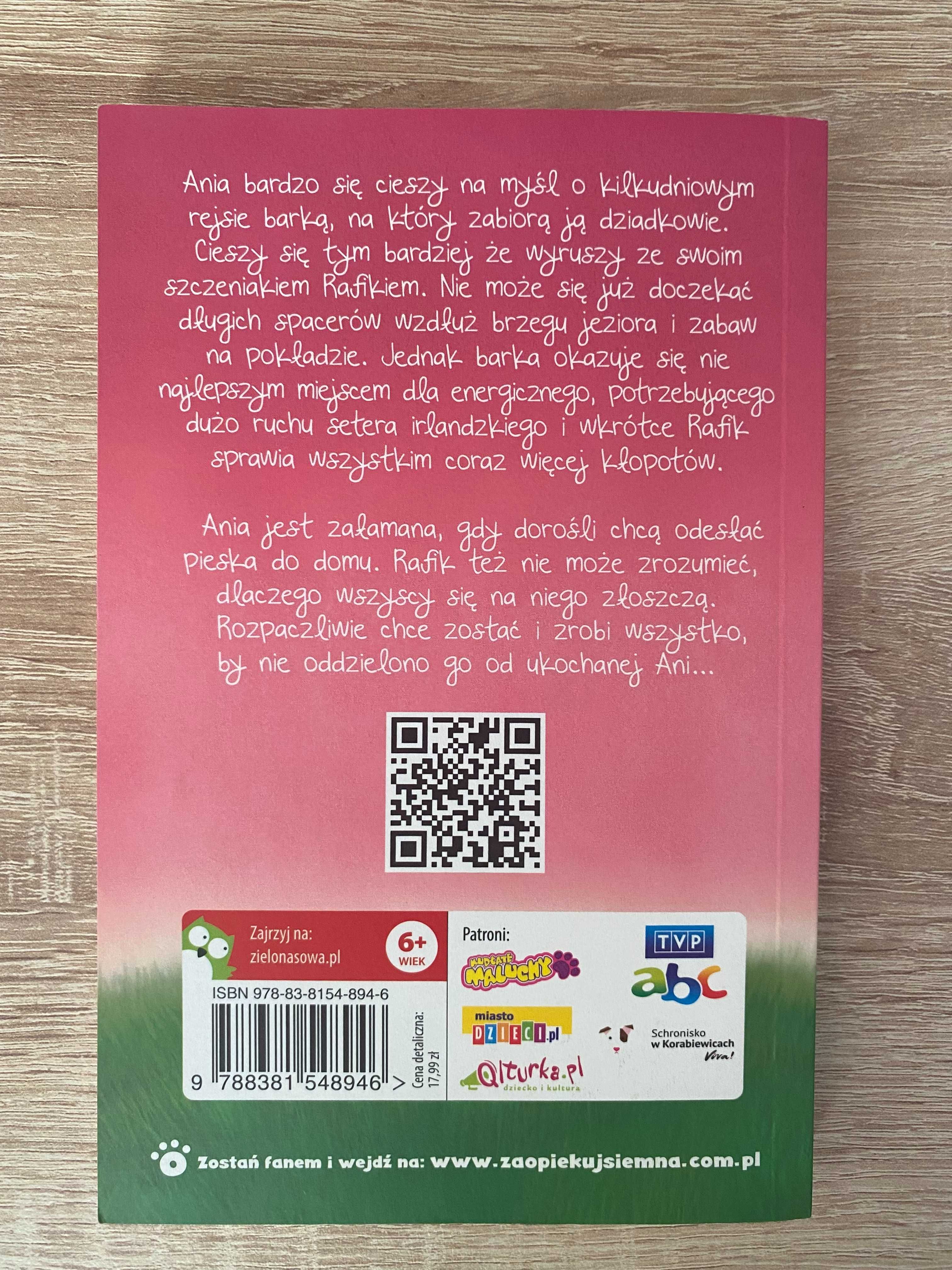 Książka "Zaopiekuj się mną" Holly Webb "Rafik został sam"