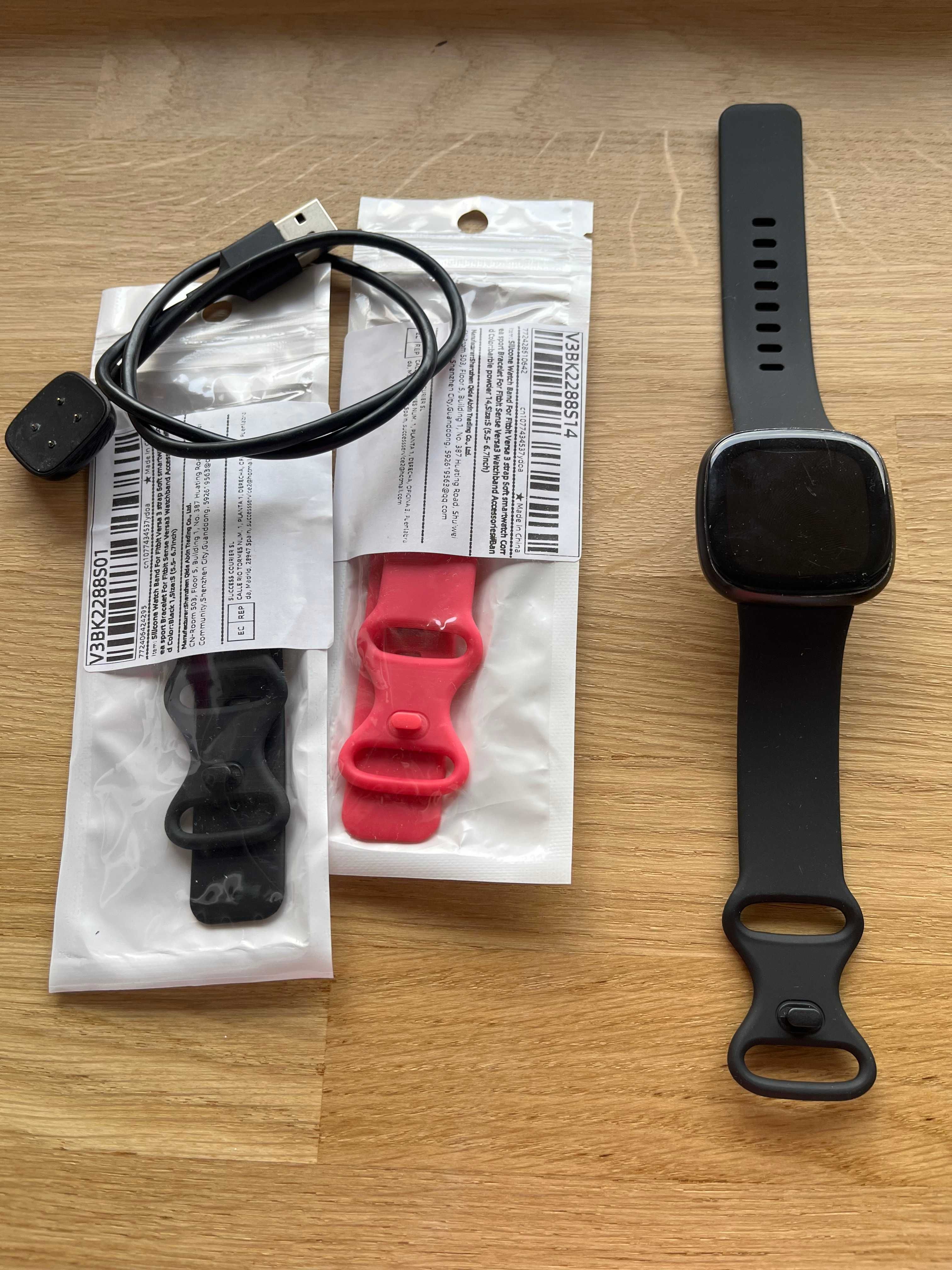 Fitbit Versa 3 GPS Nowe Paski