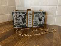 Kuferek Dolar $ Cyrkonie Bling Bling 2