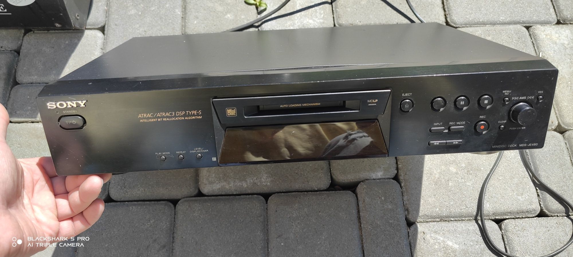 Програвач + диски Sony MDS-JE480