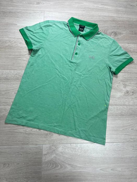 Мужское стильное поло футболка Hugo Boss