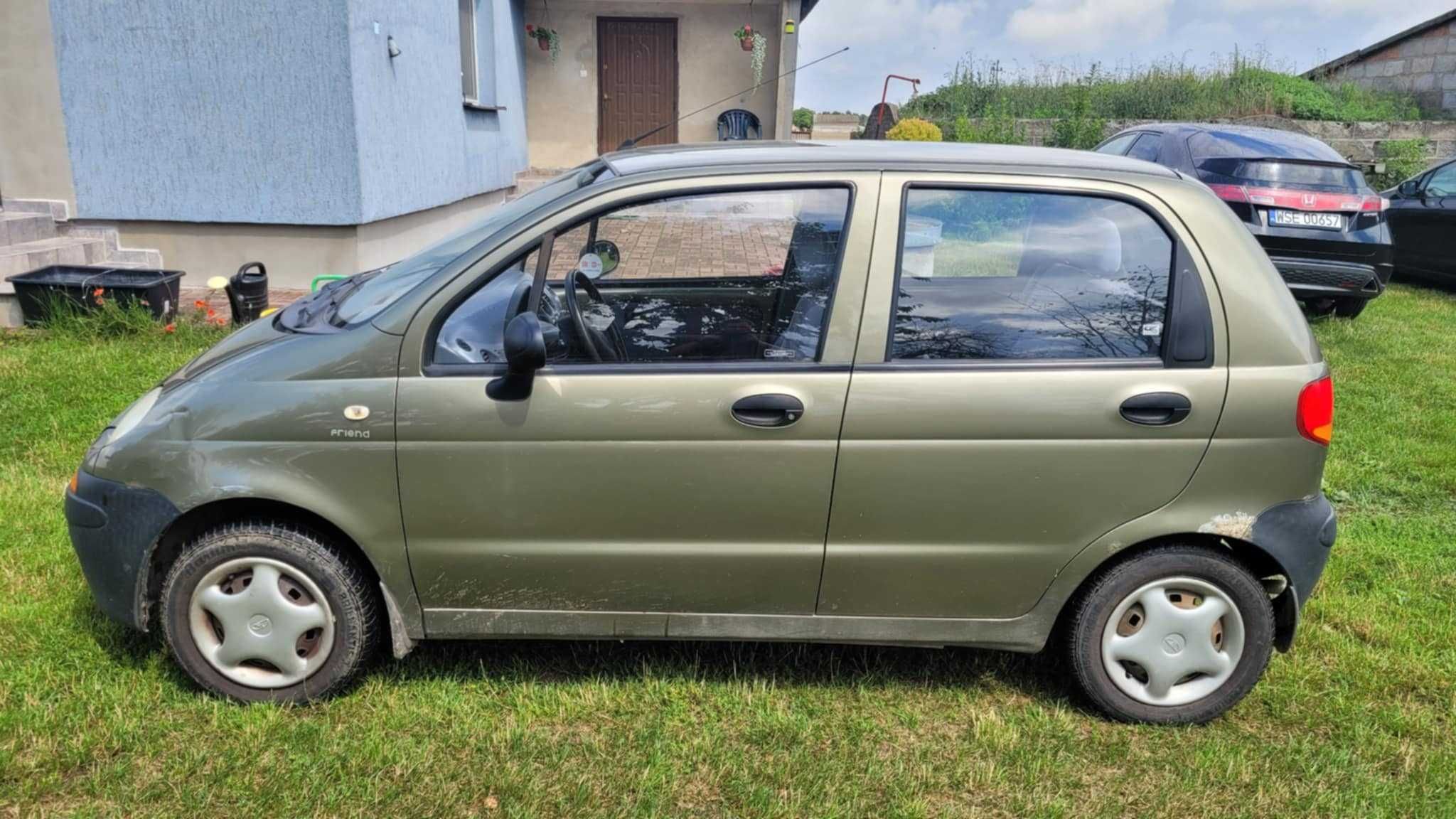 Daewoo Matiz 2002 rok, 136256km przebiegu.