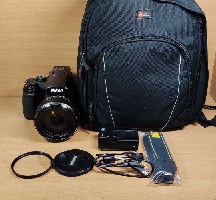 Nikon P1000  125x zoom optyczny, 4K + Gwarancja 6 miesięcy