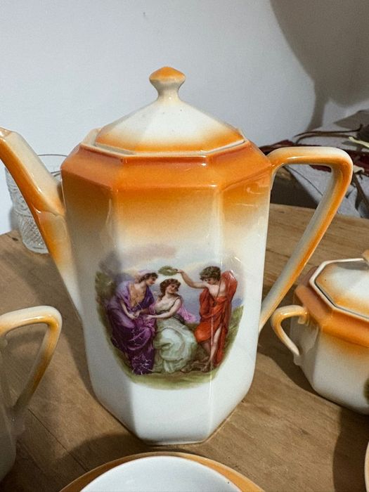 Serviço antigo porcelana