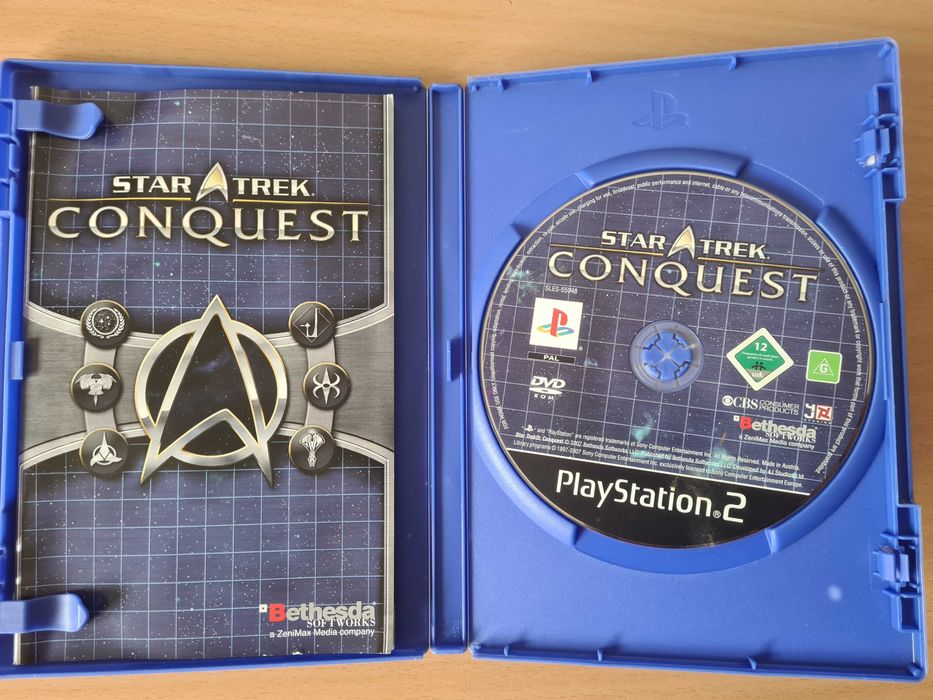 Jogo "Star Trek Conquest" para a PS2