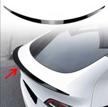 Спойлер чорний глянець матовий тонкий Tesla Model Y / ABS пластик