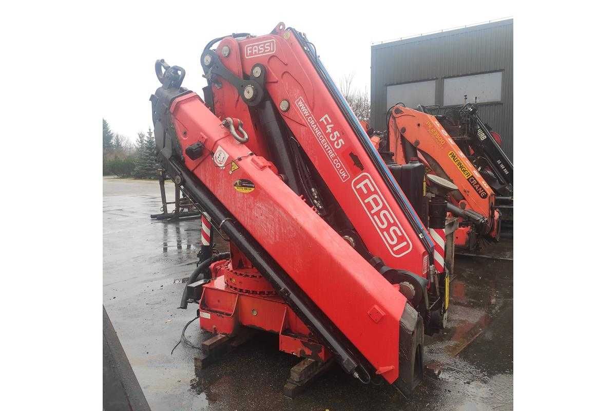 hds manipulator fassi f455 duży hiab palfinger pm terex