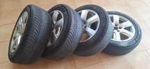Alufelgi 17"z oponami zimowymi Michelin 225/55