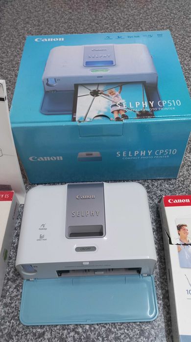 Impressora fotografias Canon Selphy CP510,como nova !
