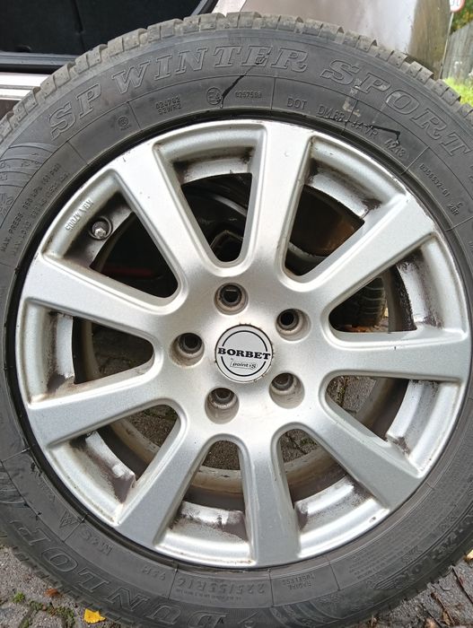 Koła alufelgi 5x112 Audi opony zimowe 225/55/16