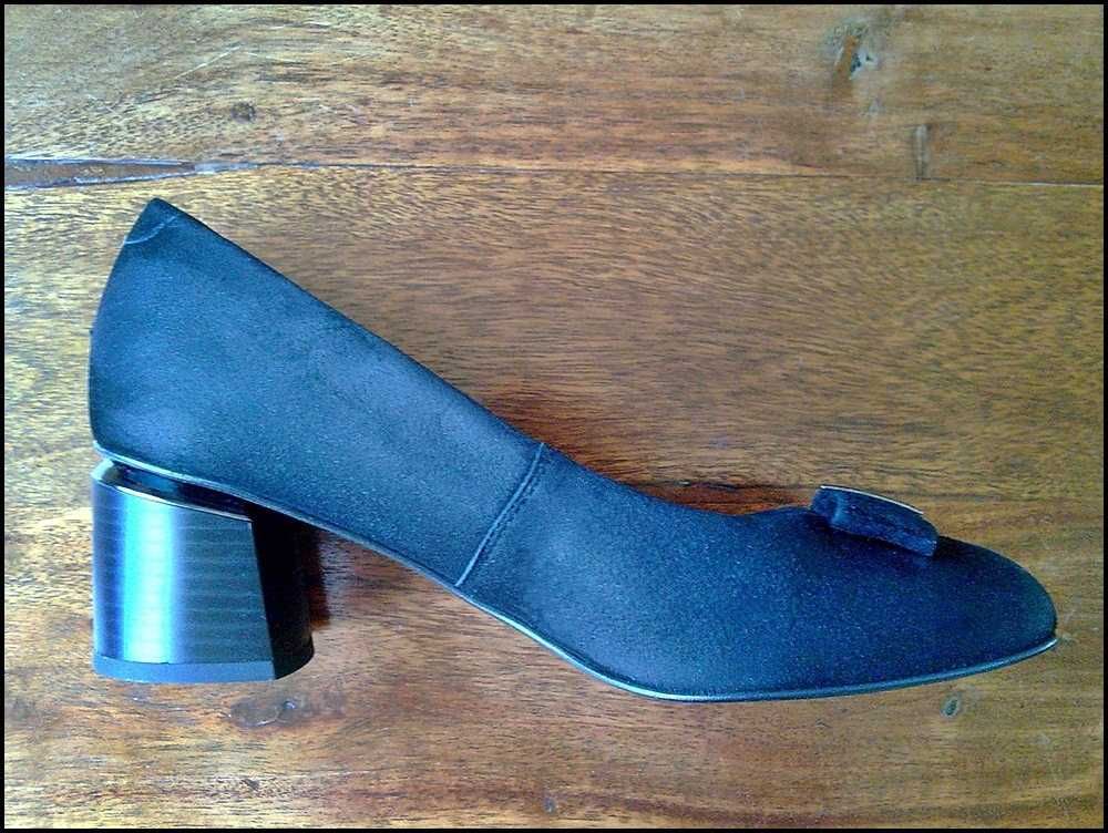 Buty damskie na obcasie LASOCKI czarne zamsz 38 Nowe Okazja -60%