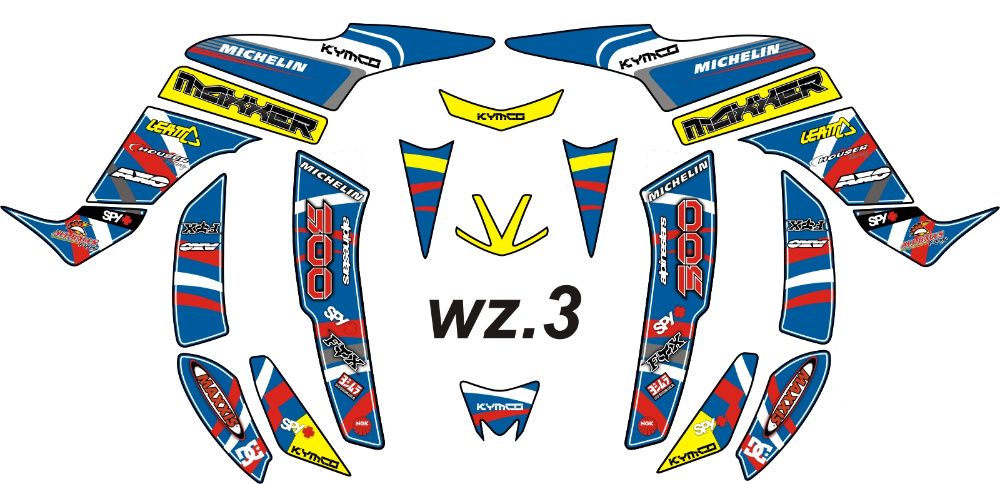 Naklejki Kymco Maxxer 250 300