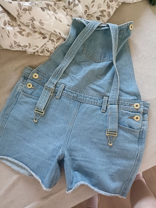 Ogrodniczki jeansowe 42 rozmiar z metki 14