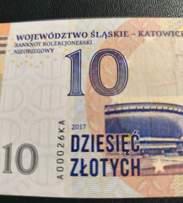 10 złotych, kolekcjonerski, PWPW rok UNC, 2017r.