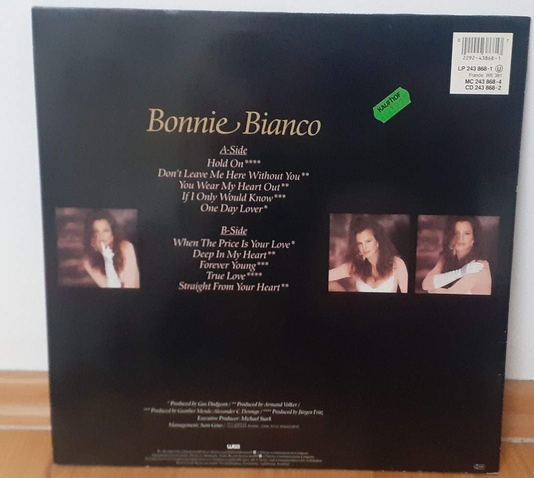 Lory Bonnie Bianco - Straight from Your Heart winyl