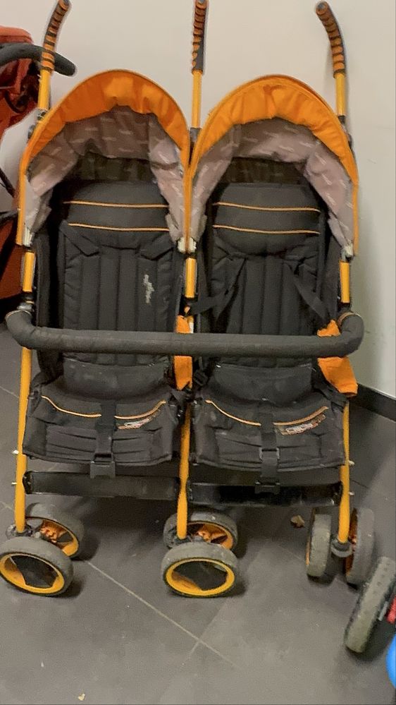Easy Go DUO Comfort wózek podwójny bliźniaków bliźniacy