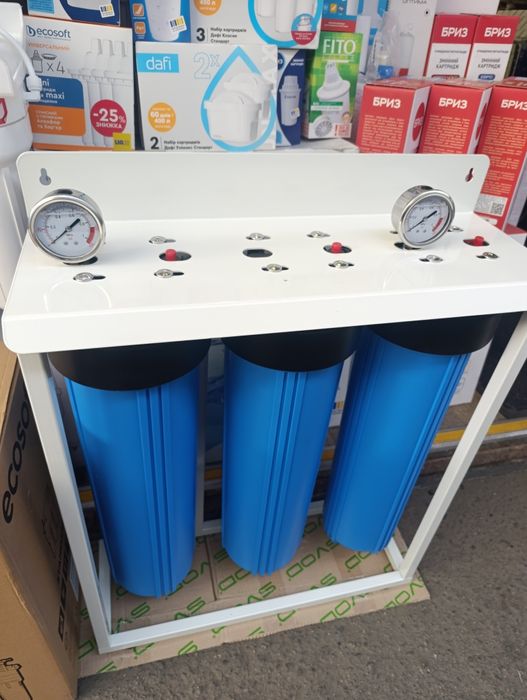 Потрійна магістральна система фільтр для води ITAL BB20 1" арт 3FH20BB