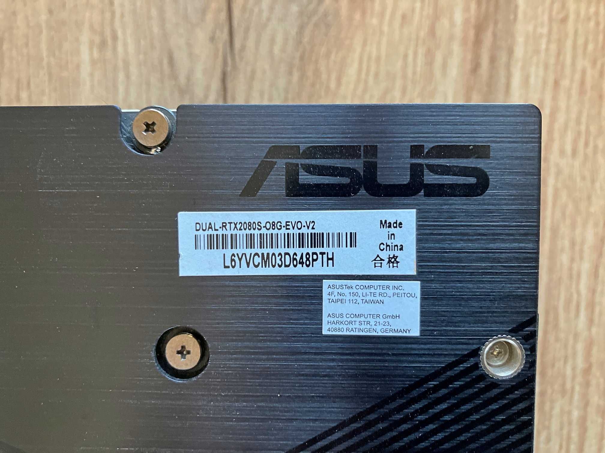 ASUS GeForce RTX 2080 Super V2 EVO OC 8GB DDR6